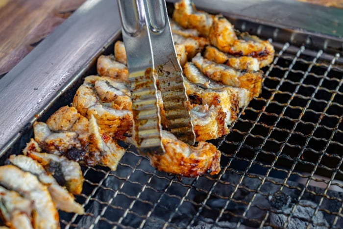 Grilled eel
